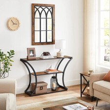 Console 03CS vintage rétro industrielle bois métal tiroir buffet table OGALBE