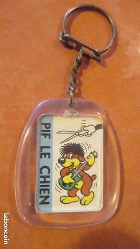 Porte clé vintage pif yéyé - clé,