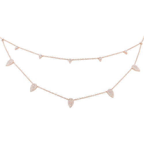 14k rose poire - 14k, forme
