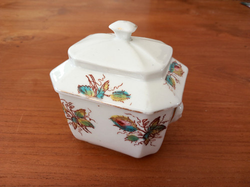 Sucrier ancien porcelaine - sucrier,