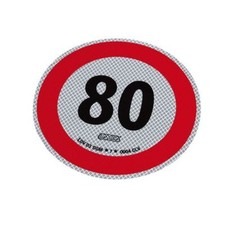 Disque Adhésif Limite De Vitesse 80 Kmh Rétro-réfléchissants Camion