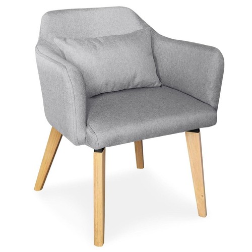 Fauteuil scandinave tissu - en,