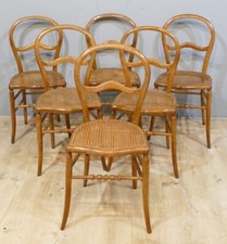 6 Chaises Cannées En Frêne