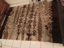 Tapis vintage Desso Studio Design des années 70 motifs marron et beige