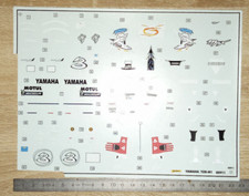 decal figurine +moto gp 1/12 éme Max Biaggi no Valentino Rossi no minichamps