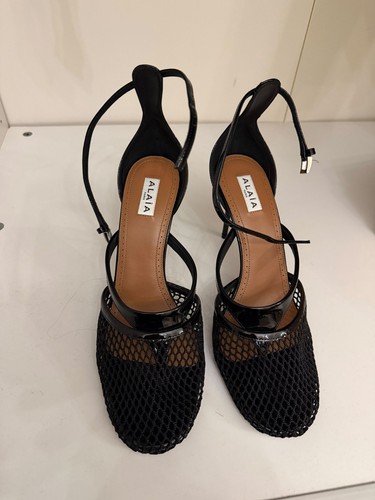 Alaïa escarpins fishnet - –,