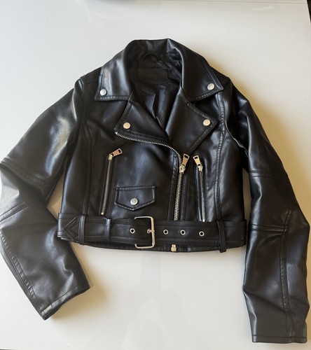 Veste similicuir noir - , 2xs