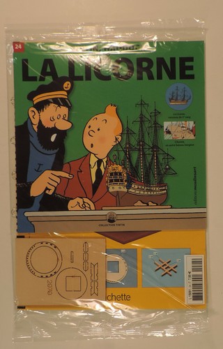 Tintin construire licorne - tintin, la