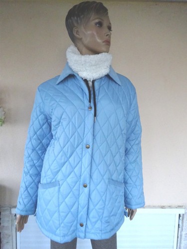 Blouson doudoune bleu ciel - bleu,