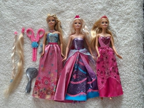 Lot barbie princesses - de,