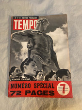 Deuxième Guerre Mondiale: "TEMPO" Magazine Italien en Français n°17-18 11/1942