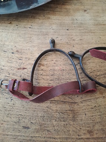 Paire eperons spahis cuir - paire,