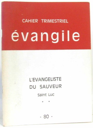 Cahier trimestriel evangile - trimestriel,