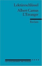 Albert Camus: LEtranger. Lektüreschlüssel de Kemmner... | Livre | état très bon