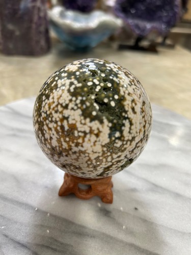 Ocean jasper vein - th, druzy