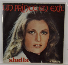 disque vinyle 45 tours un prince en exil sheila