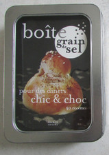 Boîte grain de sel pour des