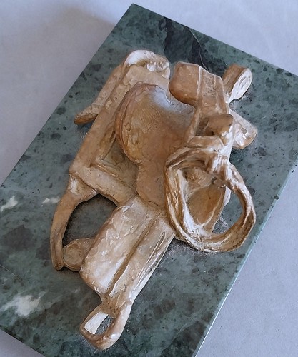 Sculpture abstraite selle - abstraite,