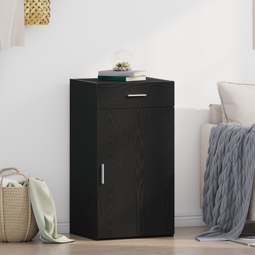 Buffet gris béton - , 50x42,5x93