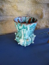 Vase céramique, signé