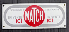 MATCH Plaque émaillée