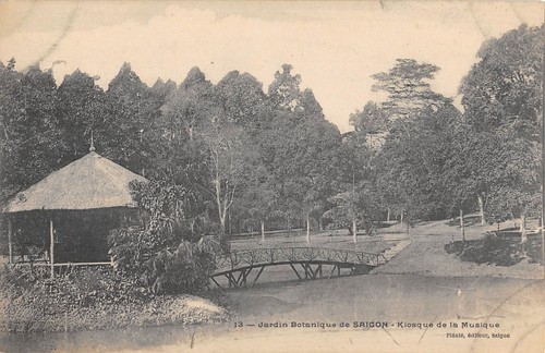 Cpa asie jardin botanique de - cpa,