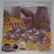 Lot Pack 4 Set de Table Lila + Sous Verre Protection Table Lila 30 x 30 cm NEUF