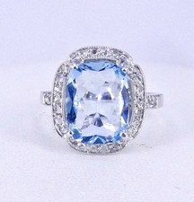 BAGUE ART DECO, OR ET PLATINE