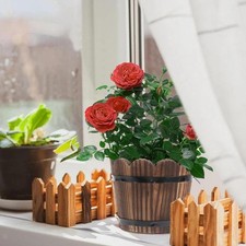 Pot de fleurs en bois pour