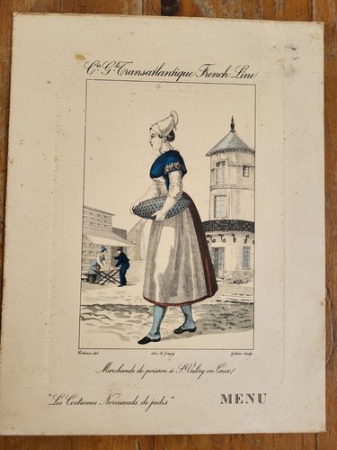 Menu compagnie générale - menu,