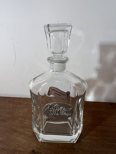 Carafe verre inscription en - en,