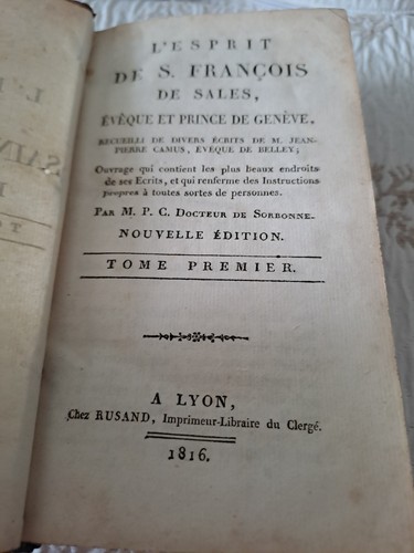 Esprit saint françois de - l'esprit,