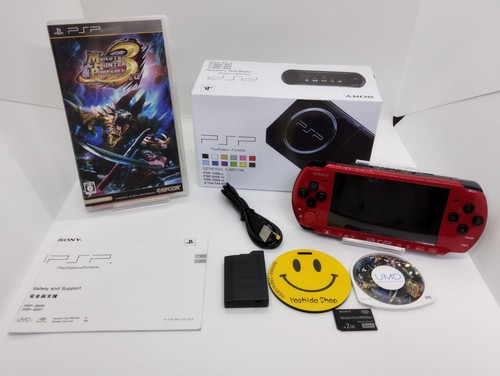 Système sony psp 3000 rouge - psp,