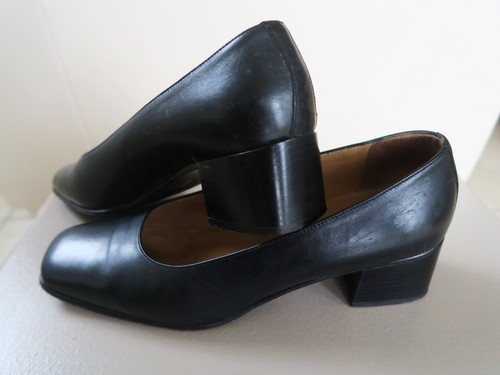 Escarpins noirs tout - noirs,, cuir