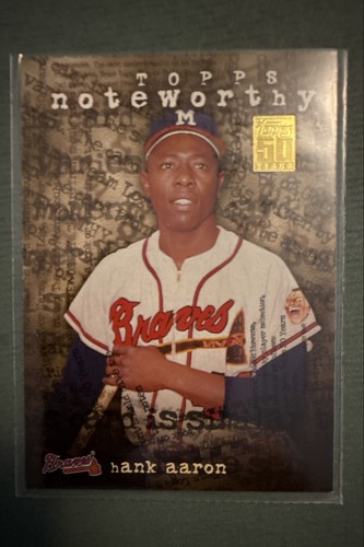 2001 topps noteworthy - 2001, hank