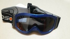 masque de ski neuf Loubsol enfant bleu écran fumé antibuée