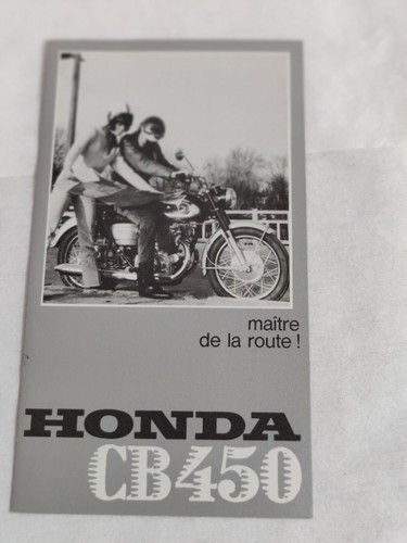 Honda cb450 1967 prospectus - cb450,