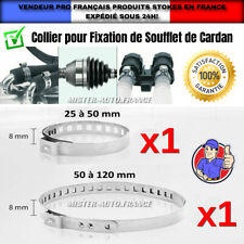 x2 COLLIER SOUFFLET CARDAN COLLIERS DE FIXATION ✅REGLABLE EN ACIER INOXYDABLE