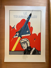 WEINBERG SÉRIGRAPHIE DAN COOPER LE TRIANGLE BLEU N&S  ARCHIVES INTERNATIONALES