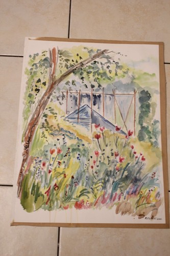 Aquarelle nature dordogne - aquarelle,