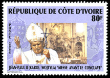 Ivory Coast 2005 Perf. Pope