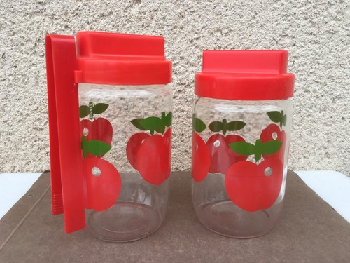 Anciens pots verre - 2, en