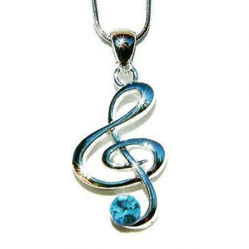 Collier charme musical note - charme,