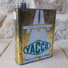 Ancien Bidon d'Huile YACCO