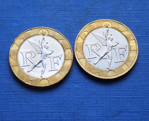 Lot 10 francs génie de - 10,