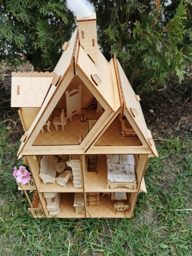 Maison poupée doll - doll, villa