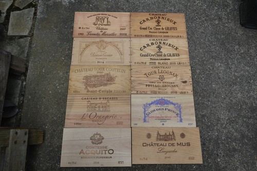 Estampe caisse vin - caisse, de