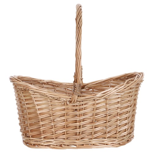 Panier fleurs tressé - fleurs, pique