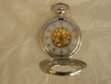 Montre à gousset mécanisme quartz avec seconde main diamètre 4,5 cm