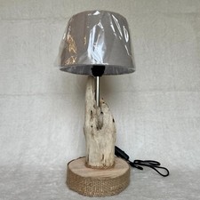 Lampe naturel en bois flotté